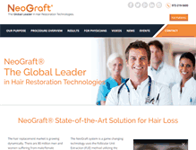 Tablet Screenshot of neograftdocs.com